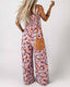 SLIM® Casual Print Jumpsuit with Wide Legs