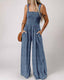 SLIM® Casual Print Jumpsuit with Wide Legs