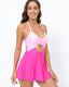 SLIM® Cutout Tummy Control Swimdress