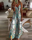 SLIM® Floral Spaghetti Strap Maxi Dress