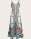 SLIM® Floral Spaghetti Strap Maxi Dress