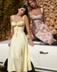 SLIM® Floral Corset A-Line Midi Dress