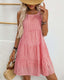 SLIM® Gingham Charm Tiered Sundress