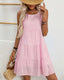 SLIM® Gingham Charm Tiered Sundress