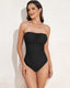 SLIM® One-Click Ruched Bust High-Waist Swimsuit