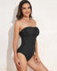 SLIM® One-Click Ruched Bust High-Waist Swimsuit