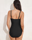 SLIM® One-Click Ruched Bust High-Waist Swimsuit
