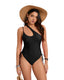 SLIM® One-Shoulder Ruched Swimsuit