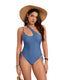 SLIM® One-Shoulder Ruched Swimsuit