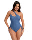 SLIM® One-Shoulder Ruched Swimsuit