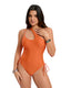 SLIM® One-Shoulder Ruched Swimsuit