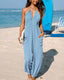 SLIM® Plunge Halter Pleated Jumpsuit