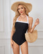 SLIM® Retro Halter One-Piece Swimsuit