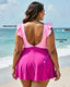 SLIM® Ruffle & Reveal Modest Swimsuit