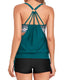 SLIM® Secure-Strap Tankini Two Piece Swimsuit