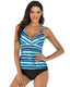 SLIM® Sexy Criss Cross Adjustable Tankini Set