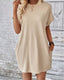 SLIM® Solid Color Pocket Waist Dress