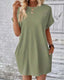 SLIM® Solid Color Pocket Waist Dress