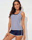 SLIM® Sporty Chic 3-Piece Tankini Swim Set