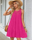 SLIM® Summer Halter Tiered Swing Dress