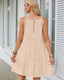 SLIM® Summer Halter Tiered Swing Dress