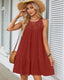 SLIM® Summer Halter Tiered Swing Dress