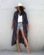 SLIM® Tie-Dye Open Front Kimono Cover Up