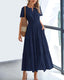 SLIM® Tiered V-Neck Maxi Dress