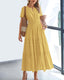 SLIM® Tiered V-Neck Maxi Dress