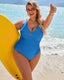 SLIM® Tummy Control Ruched Slimming One Piece