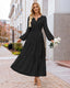 SLIM® V-Neck Tiered Maxi Dress