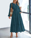 SLIM® V-Neck Tiered Maxi Dress