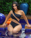 SLIM® VeilTempt One Shoulder Swimsuit