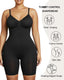 Zipper Front Mid‑Thigh Body Shapewear