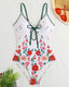 SLIM® Scalloped Edge Cutout Swimsuit