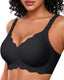 Scalloped Wireless Push Up Bra Buttery Soft
