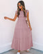 SLIM® Smocked Flutter Sleeve Tiered Midi Dress