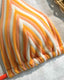 Striped Halter Bikini Set