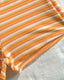 Striped Halter Bikini Set