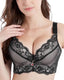 Floral Lace Underwire Push Up Bra