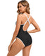 SLIM® Elegant V-Neck Cross-Back One-Piece Swimsuit