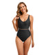 SLIM® Sexy Triangle Sporty Color Block One-Piece Swimsuit