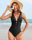 Mesh Backless Ruched One-Piece Swimsuit