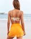 Floral Print Ruched Skirt Bikini Set
