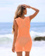Crochet Ring Detail Beach Cover Up Dress