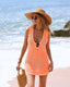 Crochet Ring Detail Beach Cover Up Dress