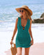 Crochet Ring Detail Beach Cover Up Dress