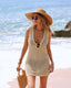 Crochet Ring Detail Beach Cover Up Dress