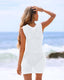 Crochet Ring Detail Beach Cover Up Dress