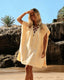 Beach Casual Tie Front Swim Cover Up